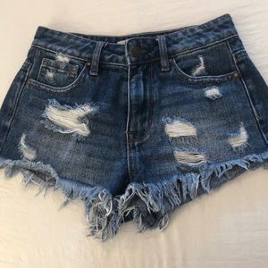 Pacsun blue jean shorts